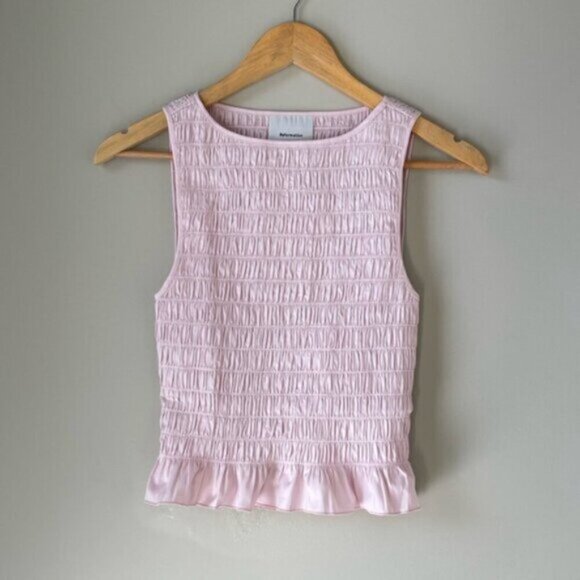 NEW Reformation Laguna Two Piece Matching Midi Set Cherry Blossom Pink US 2 UK 6 - Picture 7 of 14